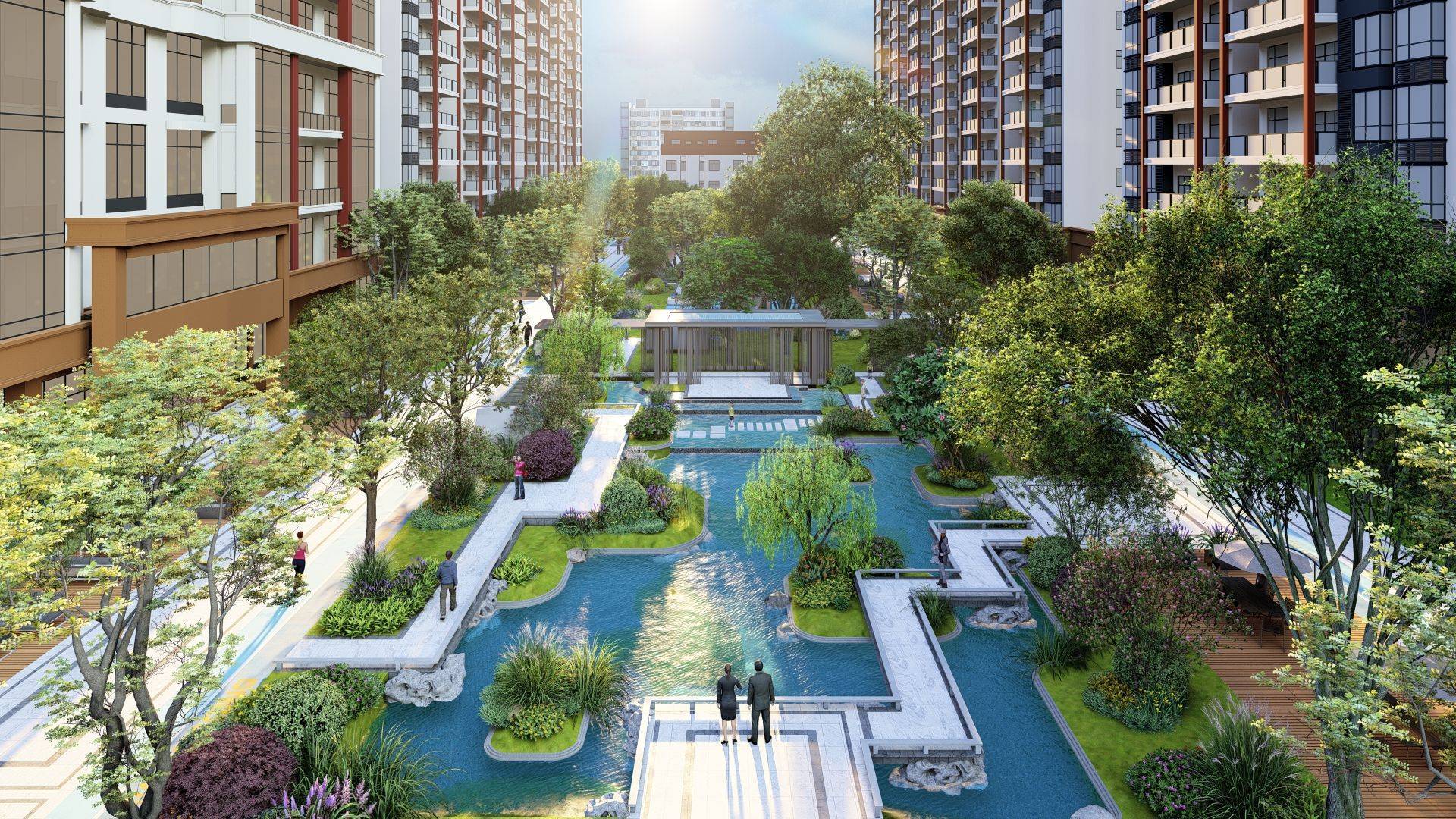 以东方气质融汇现代美学,铸就新中式美学居住区